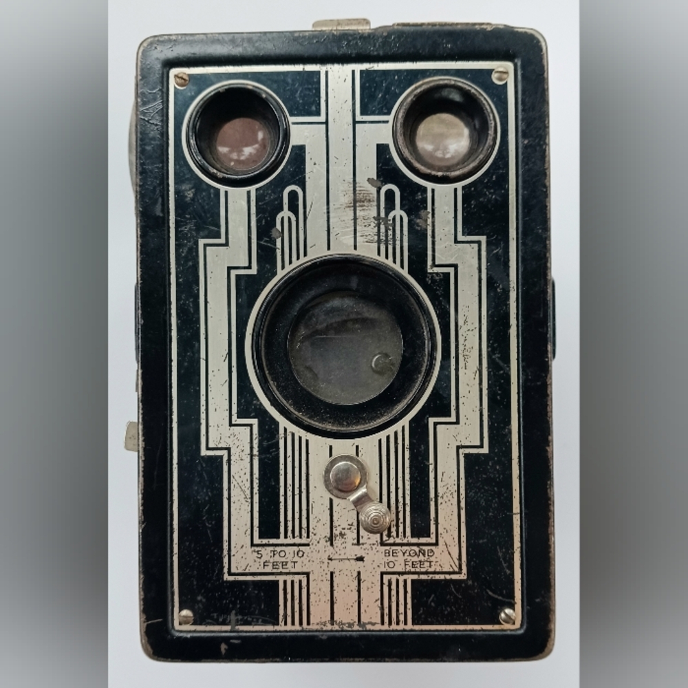Eastman Kodak Brownie Target Six-16 1930s Box Camera Vintage Untested Deco Punk